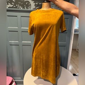 Zara Faux Suede Dress, Size M